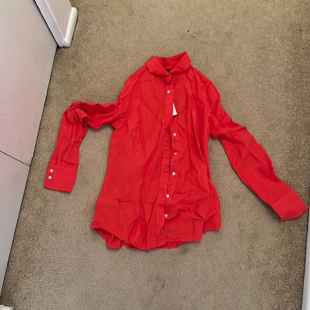 NWT jcrew button down 0